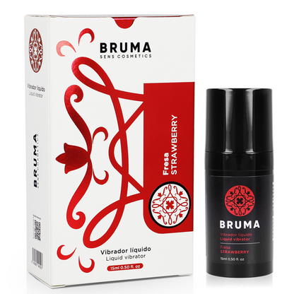 BRUMA - VIBRATORE LIQUIDO ULTRA SCORREVOLE FRAGOLA 15 ML - BRUMA | Lingerie Harness Boutique