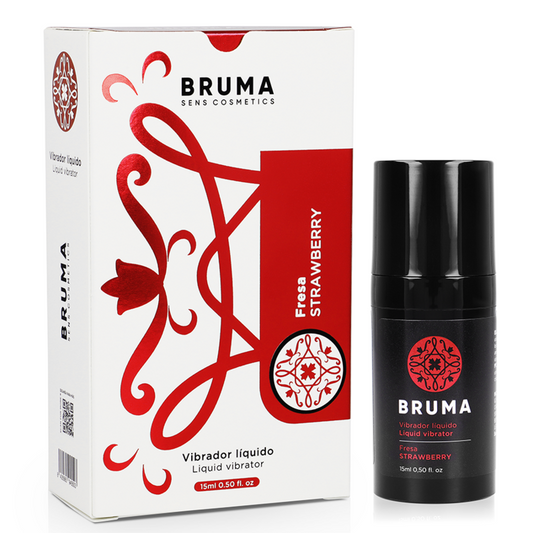 BRUMA - VIBRATORE LIQUIDO ULTRA SCORREVOLE FRAGOLA 15 ML - BRUMA | Lingerie Harness Boutique