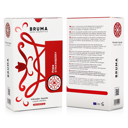 BRUMA - ULTRA SLIDING LIQUID VIBRATOR STRAWBERRY 15 ML