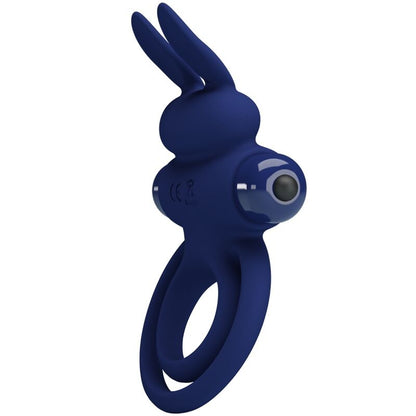 PRETTY LOVE - DAREY DOPPIO ANELLO VIBRANTE CONIGLIO BLU - PRETTY LOVE MALE | Lingerie Harness Boutique