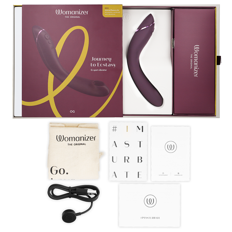 WOMANIZER - OG MELANZANA PUNTO G - WOMANIZER | Lingerie Harness Boutique