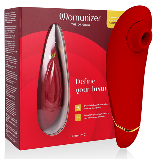 WOMANIZER - PREMIUM 2 STIMOLATORE CLITORALE BORDEAUX - WOMANIZER | Lingerie Harness Boutique