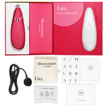 WOMANIZER - PREMIUM 2 STIMOLATORE CLITORALE LAMPONE