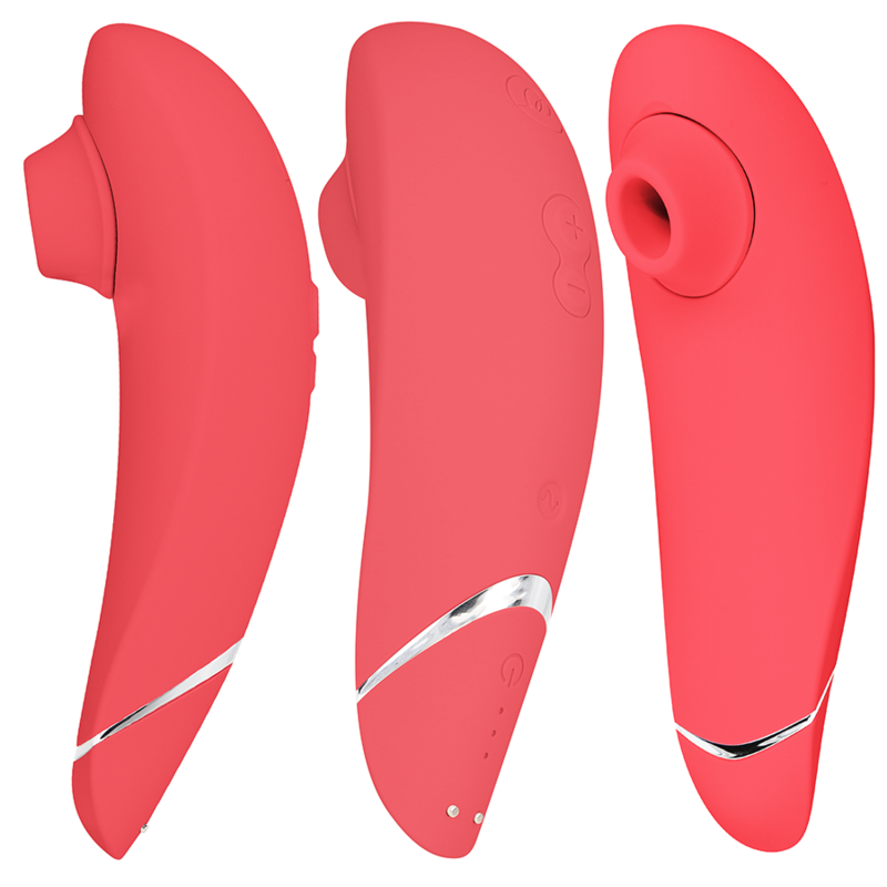 WOMANIZER - PREMIUM 2 STIMOLATORE CLITORALE LAMPONE - WOMANIZER | Lingerie Harness Boutique
