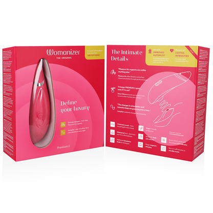 WOMANIZER - PREMIUM 2 STIMOLATORE CLITORALE LAMPONE