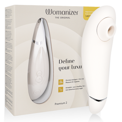 WOMANIZER - PREMIUM 2 CLITORAL STIMULATOR WARM GREY