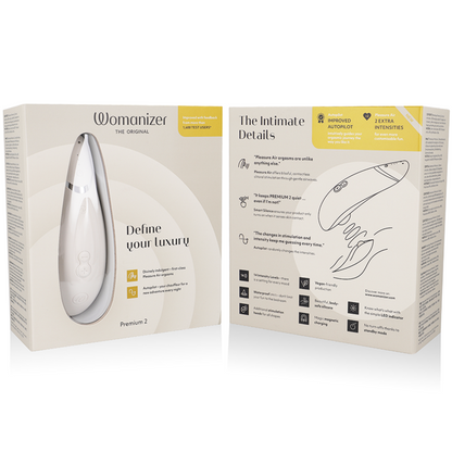 WOMANIZER - PREMIUM 2 CLITORAL STIMULATOR WARM GREY