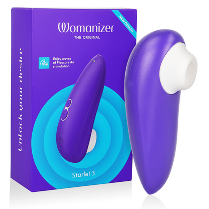 WOMANIZER - STARLET 3 STIMOLATORE CLITORALE INDIGO - WOMANIZER | Lingerie Harness Boutique