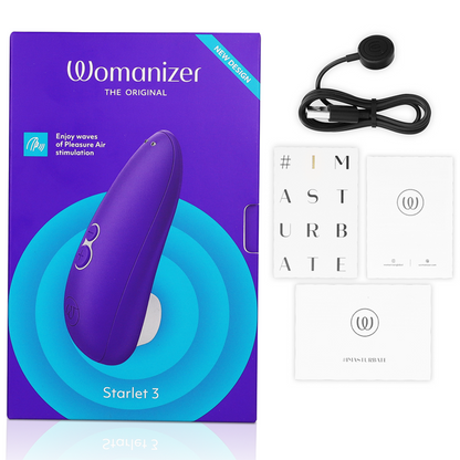 WOMANIZER - STARLET 3 CLITORAL STIMULATOR INDIGO