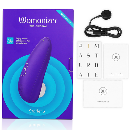 WOMANIZER - STARLET 3 STIMOLATORE CLITORALE INDIGO - WOMANIZER | Lingerie Harness Boutique