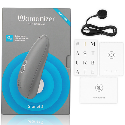 WOMANIZER - STIMOLATORE CLITORALE STARLET 3 GRIGIO - WOMANIZER | Lingerie Harness Boutique