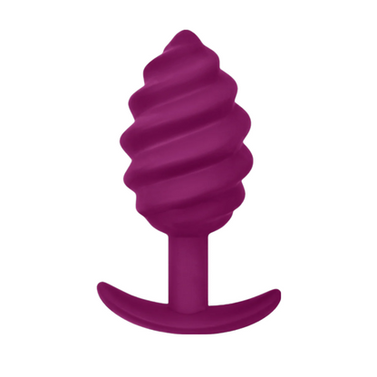 G-VIBE - GPLUG TWIST 2 PURPLE ANAL PLUG