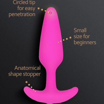 G-VIBE - GPLUG VIBRATING BUTT PLUG XS FUCHSIA