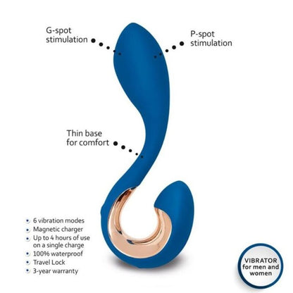 G-VIBE - GPOP 2 VIBRATOR POINTS GEP BLUE INDIGO