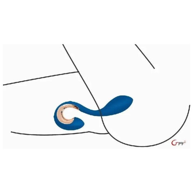 G-VIBE - GPOP 2 VIBRATORE PUNTI G E P BLU INDIGO - G-VIBE | Lingerie Harness Boutique