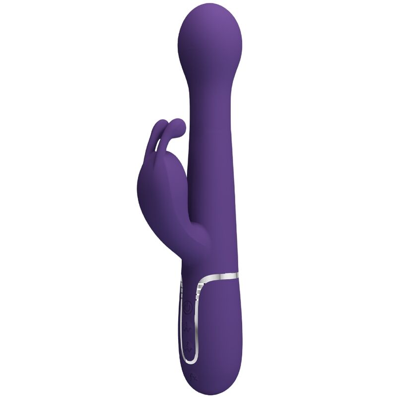 PRETTY LOVE - DEJON 3 IN 1 MULTIFUNCTIONAL RABBIT VIBRATOR PURPLE