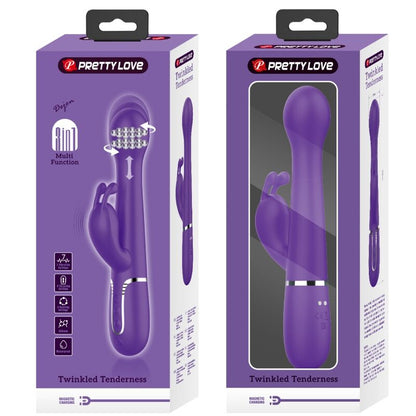 PRETTY LOVE - DEJON VIBRATORE RABBIT 3 IN 1 MULTIFUNZIONE VIOLA - PRETTY LOVE FLIRTATION | Lingerie Harness Boutique