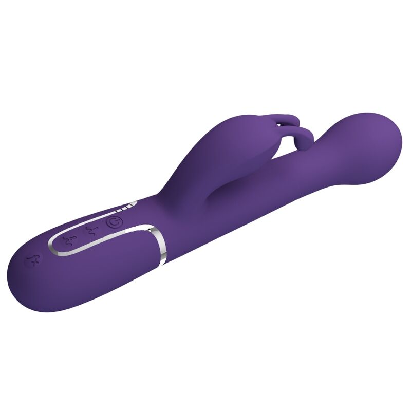 PRETTY LOVE - DEJON 3 IN 1 MULTIFUNCTIONAL RABBIT VIBRATOR PURPLE