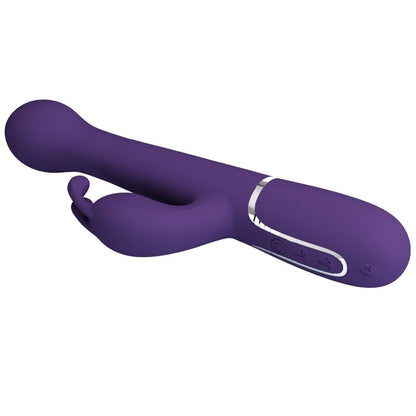 PRETTY LOVE - DEJON 3 IN 1 MULTIFUNCTIONAL RABBIT VIBRATOR PURPLE