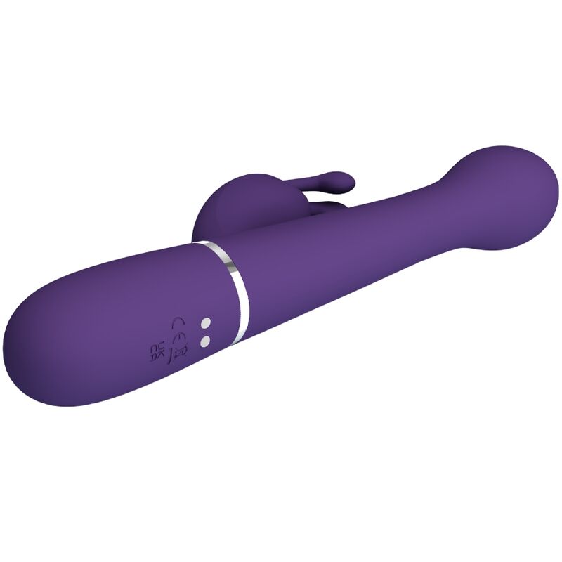 PRETTY LOVE - DEJON VIBRATORE RABBIT 3 IN 1 MULTIFUNZIONE VIOLA - PRETTY LOVE FLIRTATION | Lingerie Harness Boutique