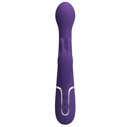 PRETTY LOVE - DEJON 3 IN 1 MULTIFUNCTIONAL RABBIT VIBRATOR PURPLE