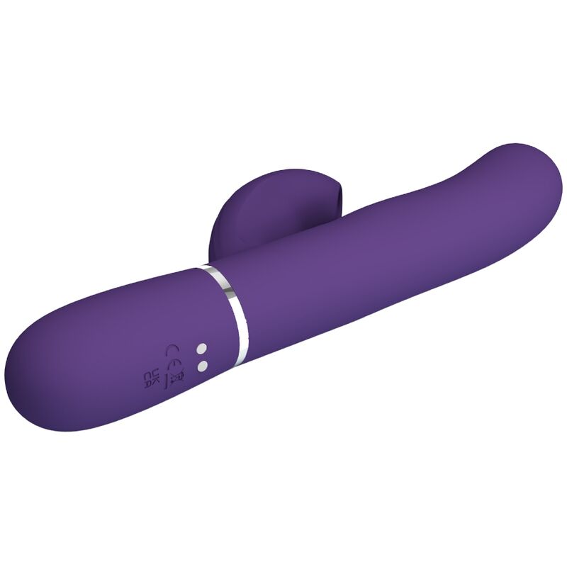 PRETTY LOVE - PERLITA 3 IN 1 MULTIFUNCTIONAL G-SPOT VIBRATOR PURPLE