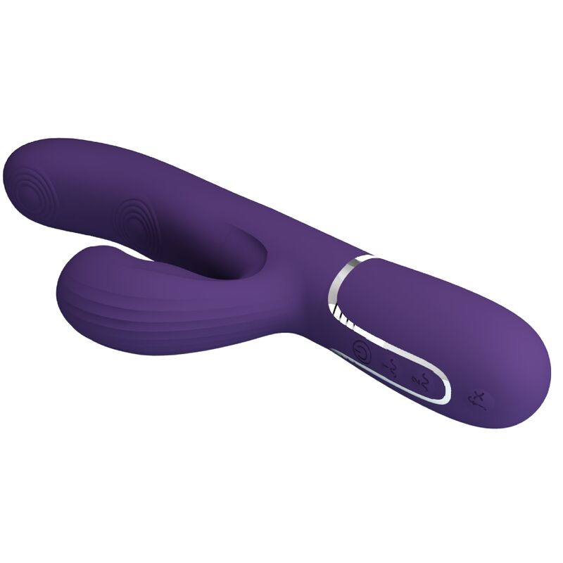 PRETTY LOVE - PERLITA VIBRATORE G-SPOT 3 IN 1 MULTIFUNZIONE VIOLA - PRETTY LOVE FLIRTATION | Lingerie Harness Boutique