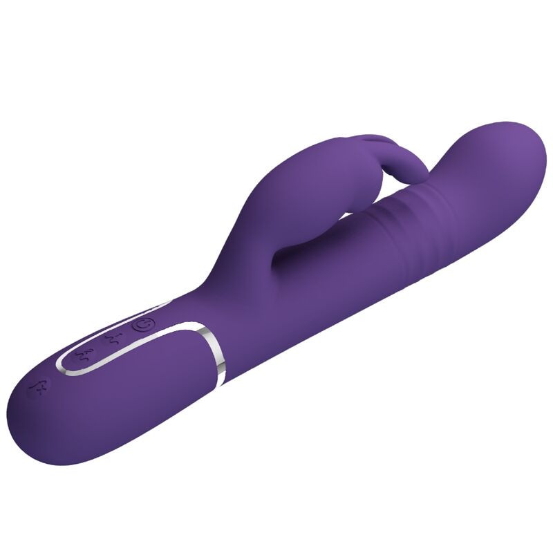 PRETTY LOVE - COALE VIBRATORE CONIGLIO CARBONE 4 EN 1 VIOLA - PRETTY LOVE FLIRTATION | Lingerie Harness Boutique