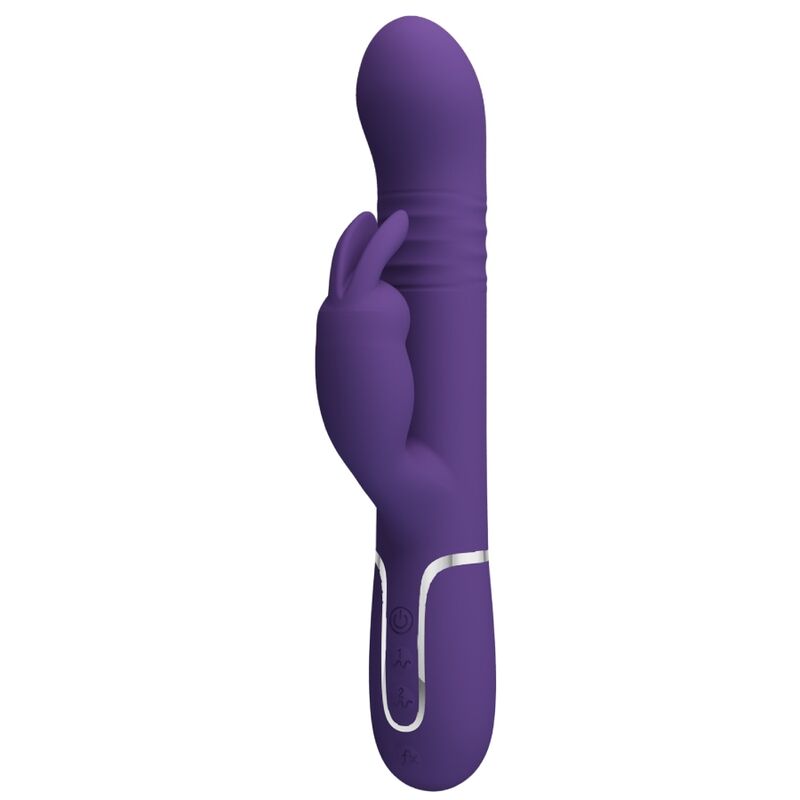 PRETTY LOVE - COALE VIBRATORE CONIGLIO CARBONE 4 EN 1 VIOLA - PRETTY LOVE FLIRTATION | Lingerie Harness Boutique
