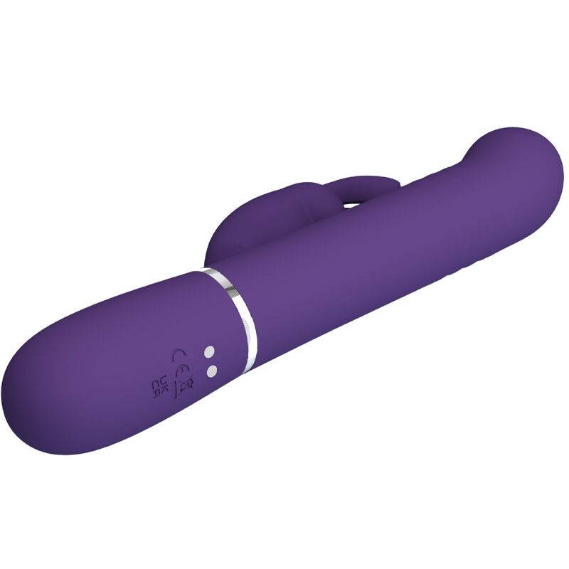 PRETTY LOVE - COALE COAL RABBIT VIBRATOR 4 IN 1 PURPLE