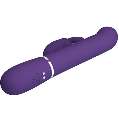 PRETTY LOVE - COALE VIBRATORE CONIGLIO CARBONE 4 EN 1 VIOLA - PRETTY LOVE FLIRTATION | Lingerie Harness Boutique
