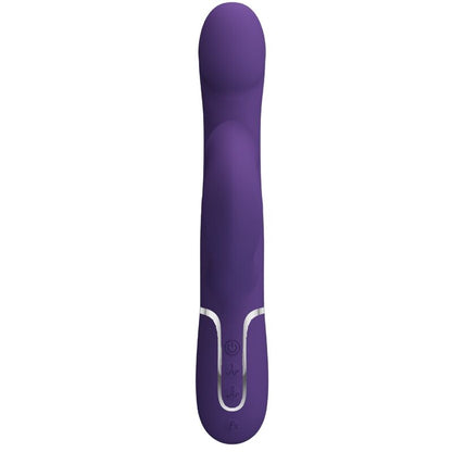 PRETTY LOVE - ZALIN PEARLS RABBIT VIBRATOR 4 IN 1 PURPLE