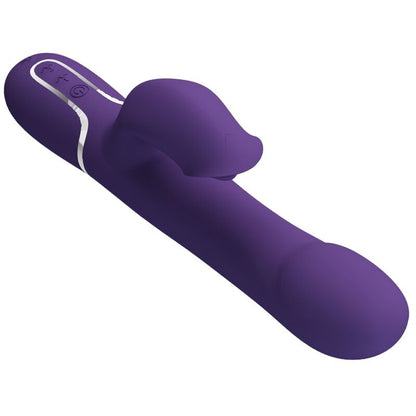 PRETTY LOVE - ZALIN PEARLS RABBIT VIBRATOR 4 IN 1 PURPLE