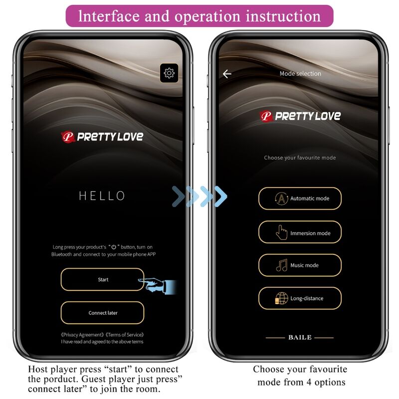 PRETTY LOVE - HECTOR VIBRATORE ELETTROSHOCK APP GRATUITA VIOLA - PRETTY LOVE FLIRTATION | Lingerie Harness Boutique