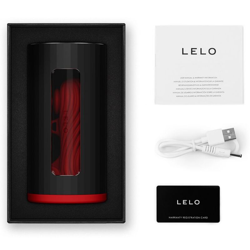 LELO - MASTURBATORE MASCHILE F1S V3 ROSSO - LELO | Lingerie Harness Boutique