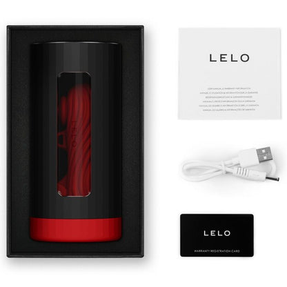 LELO - MASTURBATORE MASCHILE F1S V3 ROSSO XL - LELO | Lingerie Harness Boutique