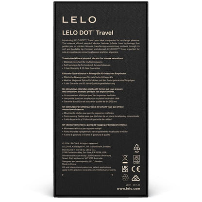 LELO - DOT TRAVEL CLITORAL STIMULATOR PURPLE