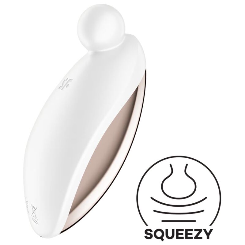 SATISFYER - SPOT ON 2 VIBRATORE LAY-ON BIANCO - SATISFYER VIBRATOR | Lingerie Harness Boutique