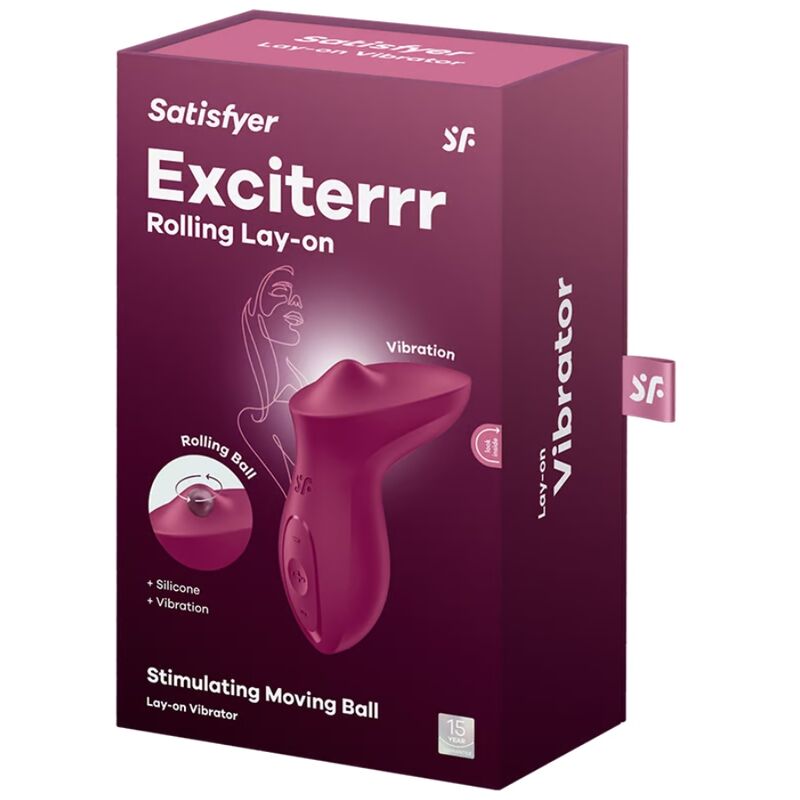 SATISFYER - VIBRATORE ECCITANTE DA APPOGGIO CLITORIDE FUCSIA - SATISFYER VIBRATOR | Lingerie Harness Boutique
