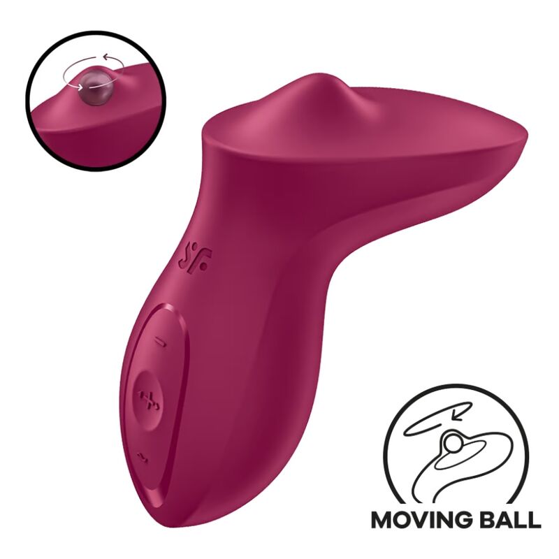 SATISFYER - VIBRATORE ECCITANTE DA APPOGGIO CLITORIDE FUCSIA - SATISFYER VIBRATOR | Lingerie Harness Boutique