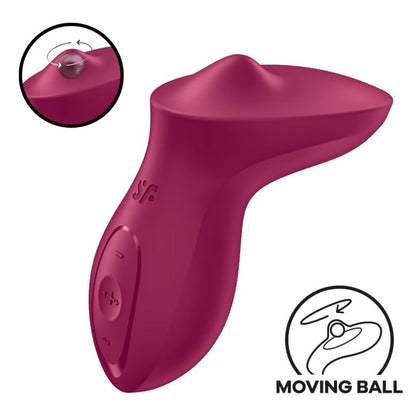 SATISFYER - VIBRATORE ECCITANTE DA APPOGGIO CLITORIDE FUCSIA - SATISFYER VIBRATOR | Lingerie Harness Boutique