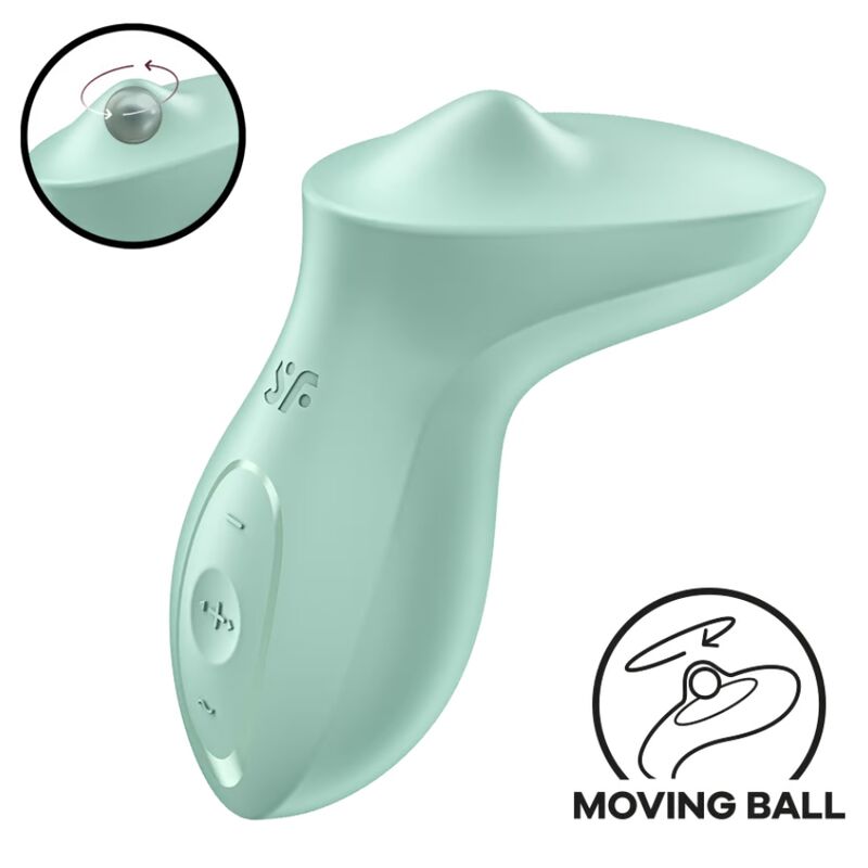SATISFYER - VIBRATORE EXCITERRR DA APPOGGIO CLITORIDE MENTA - SATISFYER VIBRATOR | Lingerie Harness Boutique