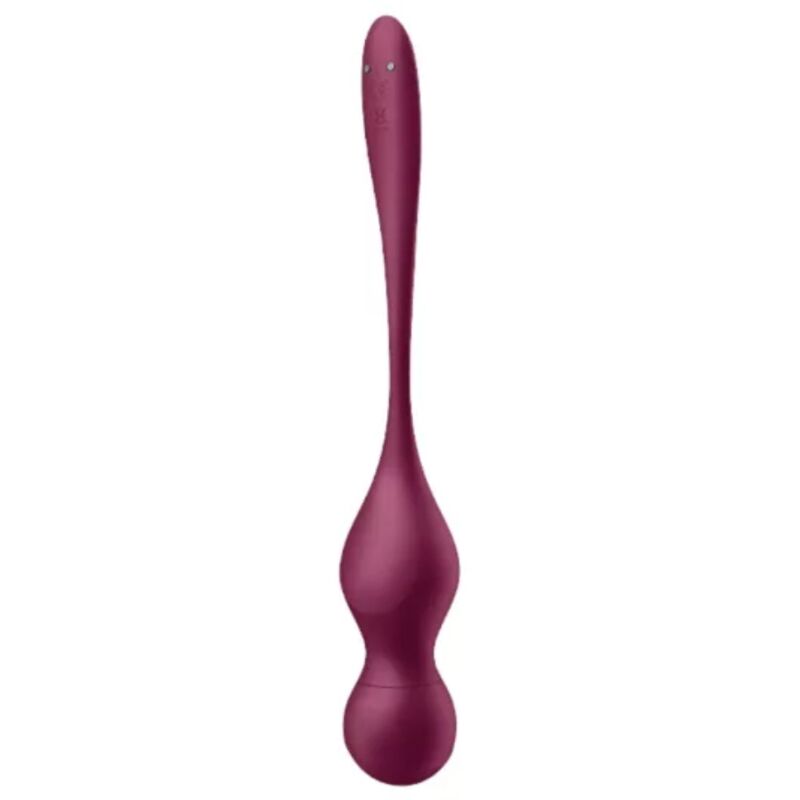 SATISFYER - LOVE BIRDS VARY SFERE VIBRANTI APP GRATUITA WINE ROSSO - SATISFYER VIBRATOR | Lingerie Harness Boutique