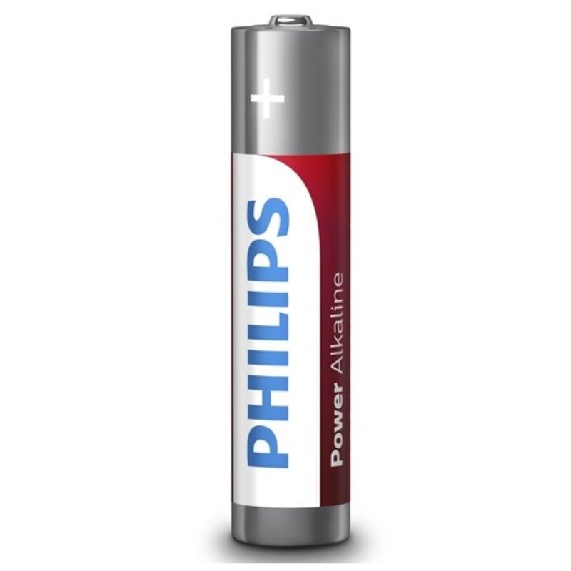 PHILIPS - POWER ALKALINE BATTERY AAA LR03 PACK OF 4