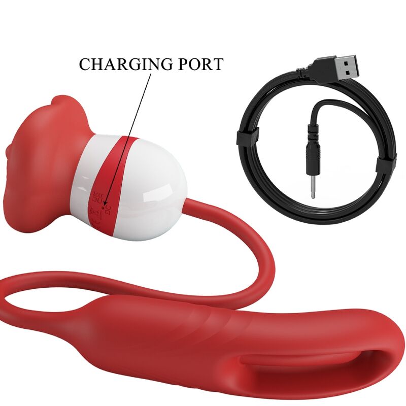 ROMANCE - ALYSS MASTURBATORE BOCCA ROSSO - ROMANCE | Lingerie Harness Boutique