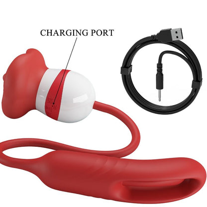 ROMANCE - ALYSS MASTURBATORE BOCCA ROSSO - ROMANCE | Lingerie Harness Boutique