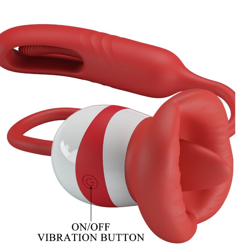 ROMANCE - ALYSS MASTURBATORE BOCCA ROSSO - ROMANCE | Lingerie Harness Boutique