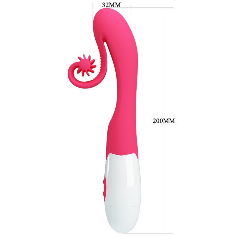 ROMANCE - VIBRATORE E STIMOLATORE 30 VELOCITÀ ROSA - ROMANCE | Lingerie Harness Boutique