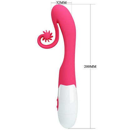 ROMANCE - VIBRATORE E STIMOLATORE 30 VELOCITÀ ROSA - ROMANCE | Lingerie Harness Boutique