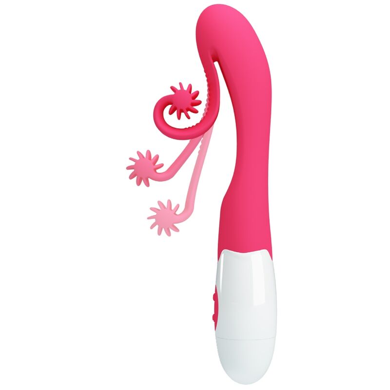 ROMANCE - VIBRATORE E STIMOLATORE 30 VELOCITÀ ROSA - ROMANCE | Lingerie Harness Boutique